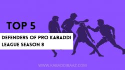 Top 5 Defenders of Pro Kabaddi League Season 8: PKL Best Defenders of S8 (2011-22)
