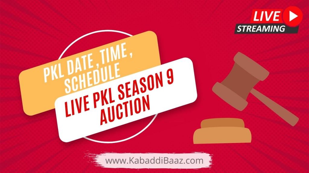 pkl 2023 auction date, time, schedule, venue