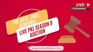 pkl 2022 auction date, time, schedule, venue