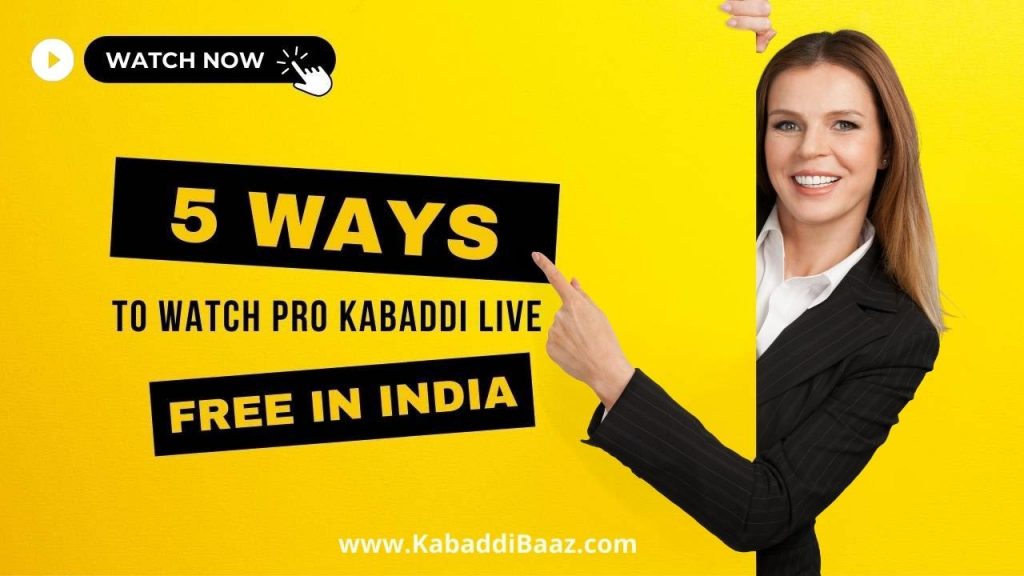 5 ways to watch pkl live streaming for free in india