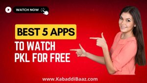 best 5 apps to watch pkl for free