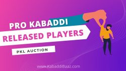 full list of released players before pro kabaddi auction
