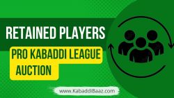 full list of retained players before pro kabaddi auction 2023 by all 12 Teams