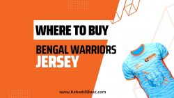 Where to buy Bengal Warriors Jersey, Kit, T-shirt, and Merchandise for PKL Season 9: Bengal Warriors Jersey Buy Online