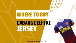 Where to buy Dabang Delhi Jersey, Kit, T-shirt, and Merchandise for PKL Season 9: Dabang Delhi Jersey Buy Online